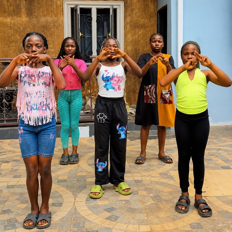 Dance competition participants