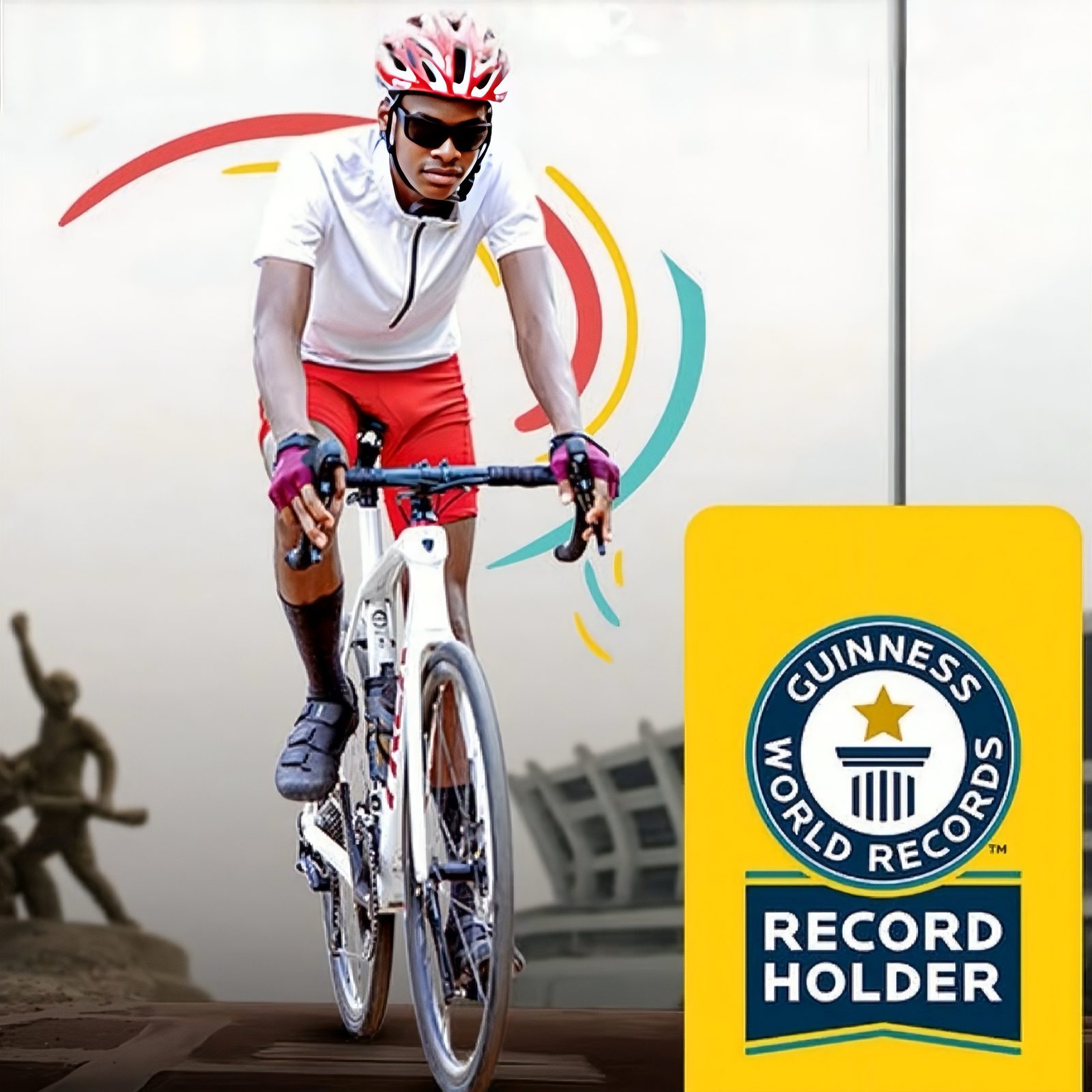 Kanyeyachukwu Tagbo-Okeke, Guinness World Record cyclist